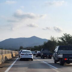 고속도로 출입 차로 운전